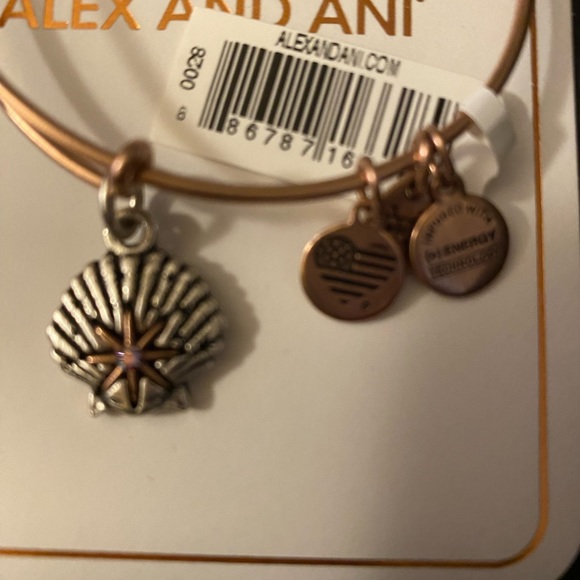 NWT/BOX Alex and Ani Star of Venus Charm Bangle - Picture 2 of 5